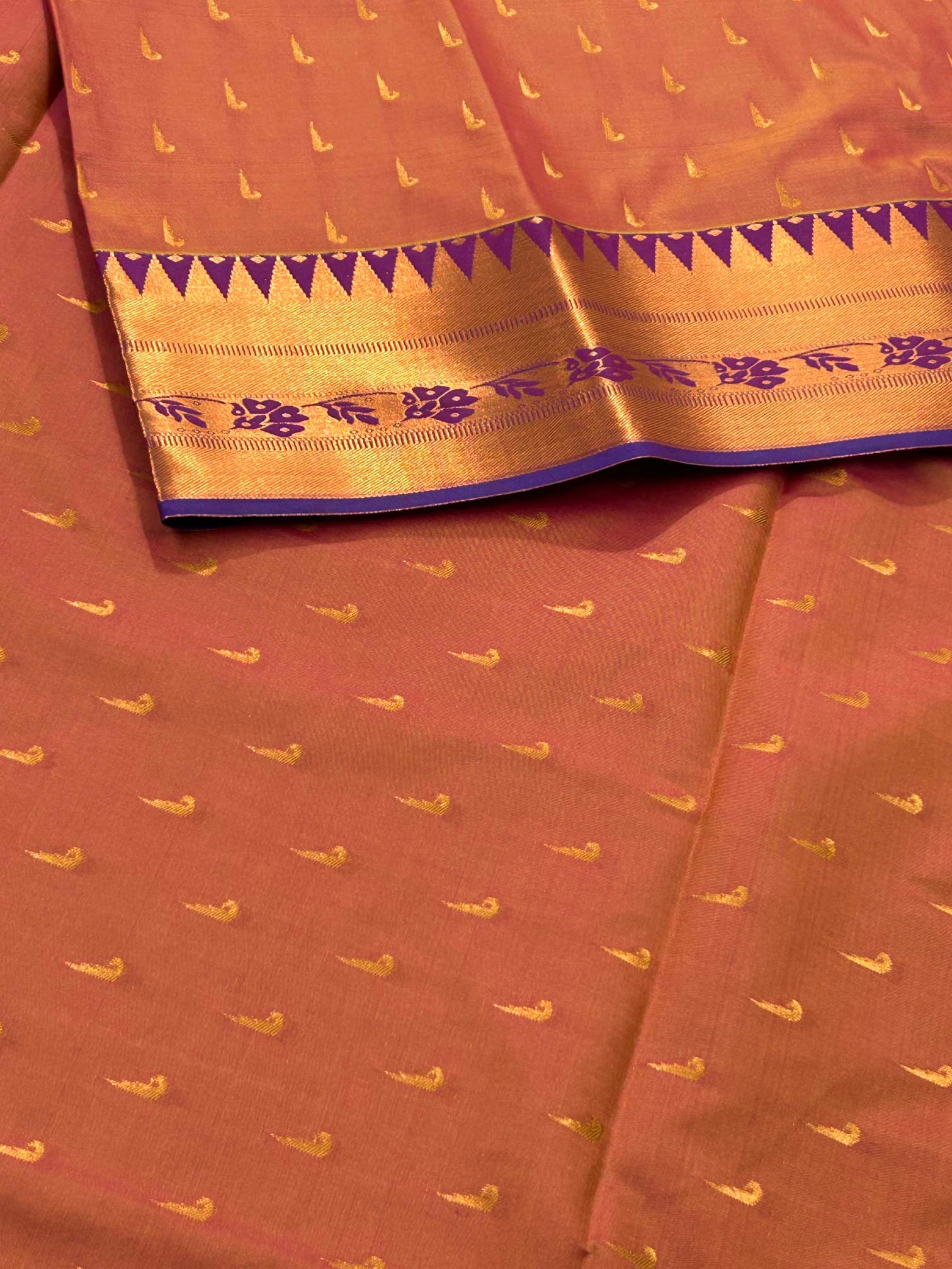 Sweet Honey Dream Pithani Soft Silk Saree2